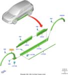 Original Ford Overfender aripa fata stanga ORIGINAL FORD 2451234 (2451234)