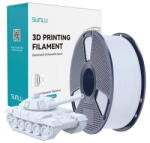 Sunlu Filament 3D Sunlu PLA+ de Mare Viteza 1.23g/cmp Alb (PLA+ H-S W)