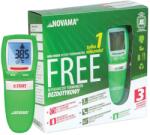 NOVAMA Termometru Non-contact NOVAMA Free pentru Masurarea Temperaturii Corpului sau Camerei Ecran LCD Memorie 30 Masuratori Verde (NovamaFree)