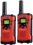 BRESSER Junior 16265 RED Profi Adó vevő készlet, gyermek walkie-talkie, 6 km-es hatótávolságú (piros)