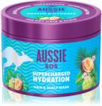 Aussie SOS Supercharged Hydration nyugtató hidratáló maszk a hajra és a fejbőrre 500 ml