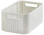 Keter Style S Méretú Rattan Kosár, 6L, Krém