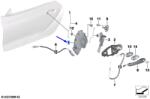 Original Bmw Lacat usa fata stanga ORIGINAL BMW 51217956135 (69040WAA05)