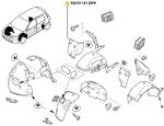 Original Renault Carenaj, pasaj roata ORIGINAL RENAULT 8200141289 (8200141289)