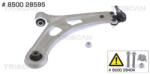 TRISCAN Brat, suspensie roata TRISCAN 8500 28595 (8500 28595) - fixbox