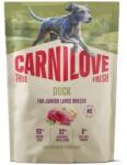 CARNILOVE True Fresh Dog Duck Junior Large 1, 5 kg száraz táp friss kacsával nagytestű fiatal kutyáknak