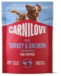 CARNILOVE Dog Pouch Turkey and Salmon Puppies 300g kutya nedves étel pulyka és lazac kölyökkutyáknak
