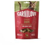 CARNILOVE Crunchy Snack Cat Duck 50 g kacsával és málnával, ropogós jutalom macskáknak