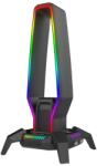 MARVO Kobe 30 RGB világítású fejhallgató tartó - fekete (HZ-10) (HZ-10)