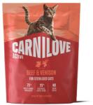 CARNILOVE Active Cat Beef and Venison Sterilised 400 g marha és szarvas, ivartalanított macskák számára