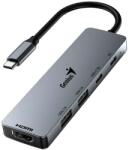 Genius USB Хъб Genius UH-500, 5 в 1, 2 x USB Type-C, 2 x USB Type-A 3.0, 1 x HDMI (2113120019)