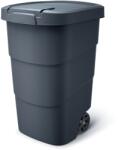 Prosperplast Wheeler 95 l szemetes - antracit színű, fekete fedéllel (611436)