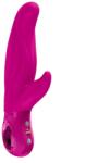 FUN FACTORY Vibrator Rabbit Lady Bi Fun Factory, 6 Moduri Vibratii, 6 Intensitate de Viteza, Silicon, USB, Magenta, 22.1 cm Vibrator