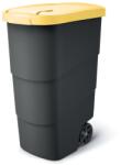 Prosperplast Wheeler 90 l szemetes kuka antracit sárga fedéllel (611393)