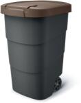 Prosperplast Wheeler 90 l szemetes kuka antracit barna fedéllel (611390)