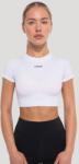GymBeam Дамски кроп топ Flow White S