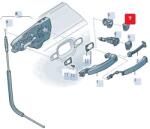 Original Vw Group Capac maner exterior usa drapta/stanga spate/fata prevopsit ORIGINAL VW GROUP 8K0839879GRU (8K0839879GRU)
