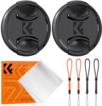 K&F Concept Capac K&F Concept (K&F 58mm Snap-On Center Pinch 7 in 1 cu Anti-Loss Keeper Leash Compat) Aparator lentila