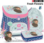 Ars Una anatómiai iskolatáska 3 részes SZETT - Fresh Flowers (AU-F1) (5993120028984SZ3)