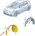 Original Vw Group Carenaj aripa fata stanga ORIGINAL VW GROUP 10A809957C (10A 809 957 C)