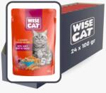 Wise Cat Set 24 buc x 100 gr Hrana umeda pentru pisici Wise cu vita