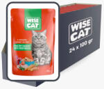 Wise Cat Set 24 buc x 100 gr Hrana umeda pentru pisici Wise cu tocana de pui legume