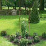 NORTENE Classic Metal Trellis félköríves fém növényfuttató, leszúrható (42x150 cm) barna (170289)