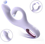 Sex HD - vibrator pentru punctul G cu braț pentru clitoris (mov) (6936764710357) Vibrator