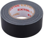Extol Premium ragasztószalag textiles, fekete, 50mm×50m (hobby szalag / duckt tape) (8856313) - ezermesterszerszam