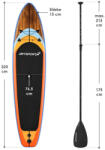 ArtSport Beach Rocker SUP deszka szett 320 cm 150 kg teherbírás (24431)