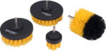 Extol nylon csiszoló kefe klt. 4 db; 1/4"×25 mm csap, fúrógépbe fogható (904000)