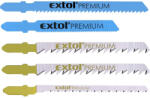 Extol Premium dekopírlap, 5db különböző típus, Bosch befogás, HSS, HCS; Bimetál (8805100) - ezermesterszerszam