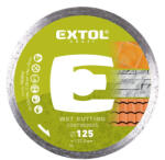 Extol gyémántvágó csempevágáshoz (sima), vizes vágásra; 115×1, 8×22, 2mm, max. 13.200 ford/perc (903041)