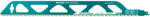 Extol Industrial szablyafűrészlap 1db, Bosch befogás, HM/TCT fogak, 505 mm, 2TPI, gázbetonhoz, egyenes, durva vágás (8706304)