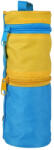 Herlitz Penar etui rotund cu 2 fermoare, albastru/galben (9495310) Penar