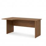 LENZA Impress ergonomikus asztal 160 x 90 cm, bal, dijon dió