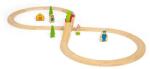 Bigjigs Toys Fa 8-as Vonatkészlet 26 db-os (BJT012) - liliputjatek