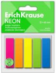 ErichKrause Stick index plastic transparent 45x12 mm, 5x25 buc/set, ErichKrause (EK61558)