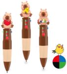 Trendhaus mini 4-színű toll, Capybara, 3-féle (5) (966797)