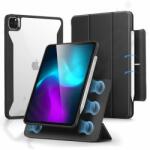 ESR REBOUND HYBRID szilikon telefonvédő (aktív FLIP, TRIFOLD, asztali tartó, ütésállóság, ceruza tartó) FEKETE - extratelgsm - 13 999 Ft