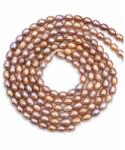 Perle de Cultura Bob de Orez Margele Bijuterii 5-6 x 4-5 mm - Lungime Sirag 34, 5 cm