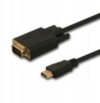 SAVIO Kábel/Adapter Savio CL-103 Hdmi (M) Vga (M) 1, 8m csatlakozók aranyozott Kép (SAVKABELCL-103)