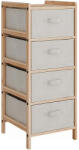 Vicco Bruno fürdőszobai tárolószekrény 4 fiókkal 34, 5×36, 5×86 cm - Bézs