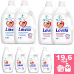 Lovela színes ruhákhoz 2x2, 9L + Lovela Baby fehér ruhákhoz 2x2, 9L + Lovela Baby öblítő 4x2, 0L