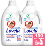 Lovela Hipoallergén folyékony mosószer színes ruhákhoz 2x4, 5L [100 mosás]
