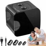 Bedee Akkumulátoros És Usb Ceruzahegyező Gyerekeknek 2 In 1 6-8MM 9-12MM Fekete (Elektryczna temperówka)