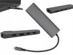 ASUS Usb-c Hub 2 Monitorhoz Dokkoló állomás ultrabook notebookhoz (Dual HDMI 4K laptopa PC PD 100W RJ45 mnj)