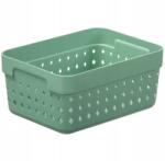 Plast Team Kosár Tároló Kosár Organizer Seoul Zöld 15, 8x11, 8x7, 3CM (na żywność przyprawy biurko drobiazgi kuchni)