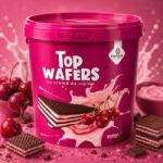 TOPGEL TOP WAFERS Meggyes Nápolyi 900g