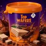 TOPGEL TOP WAFERS Kakaó-Csoki Ízű Nápolyi 900g